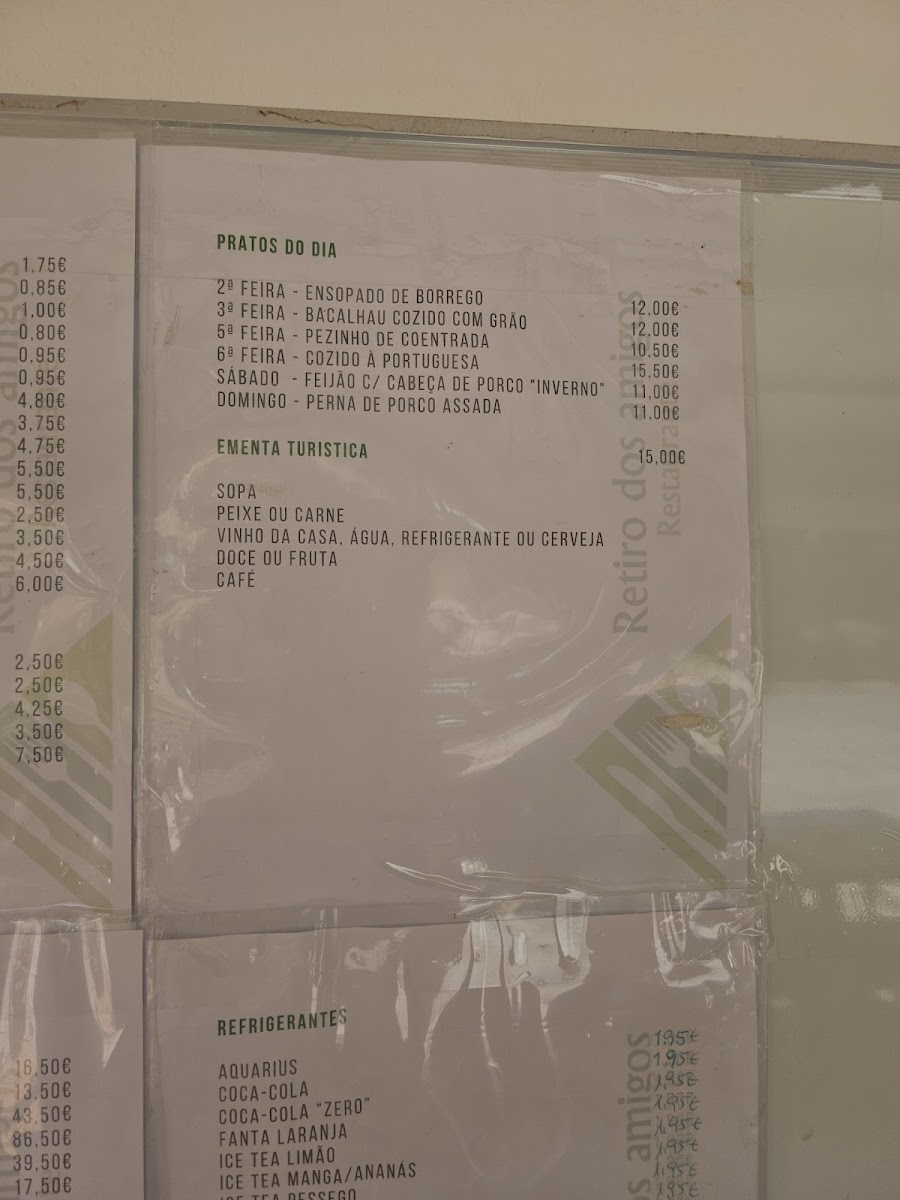 Menu Retiro Dos Amigos-2